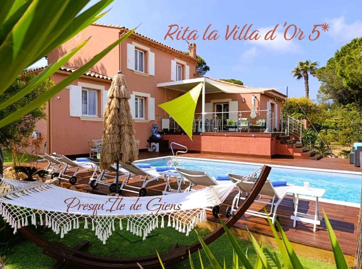 Superbe 5etoiles Presqu'ile De Giens Rita La D'or Vue Piscine Villa *