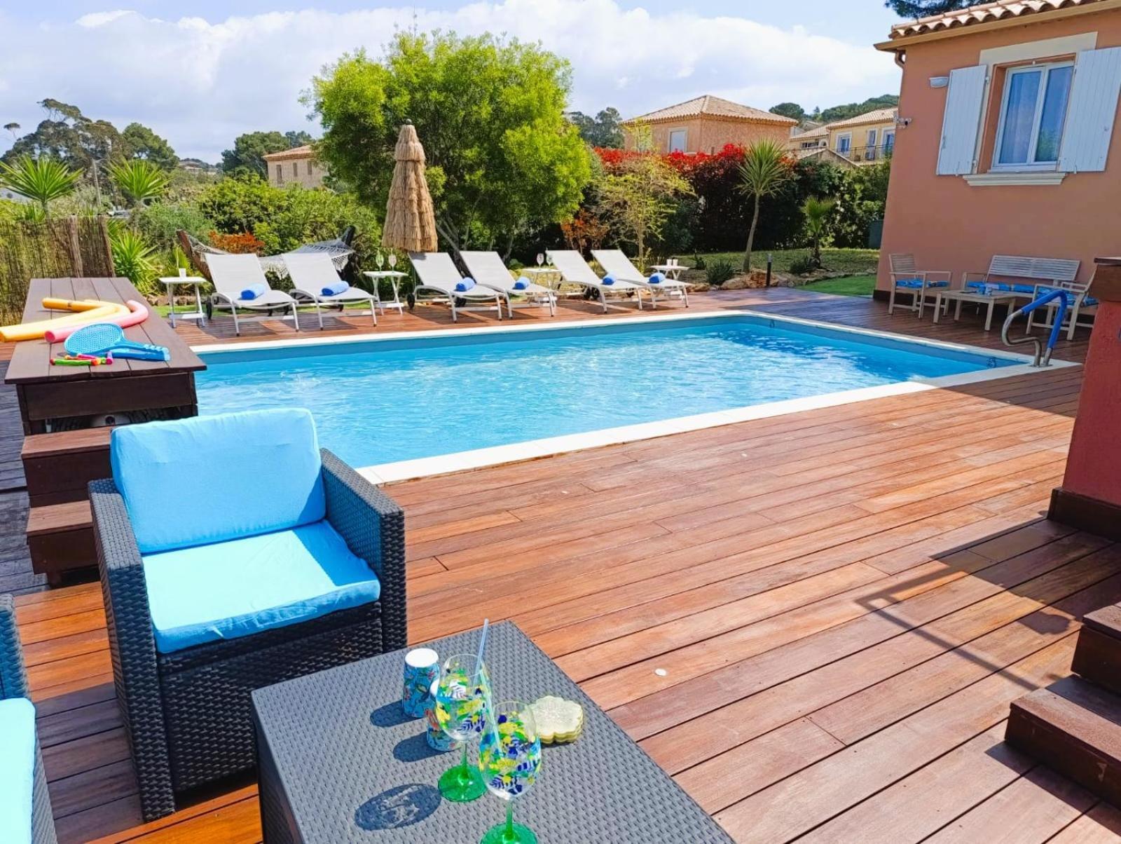 Superbe 5etoiles Presqu'ile De Giens Rita La D'or Vue Piscine